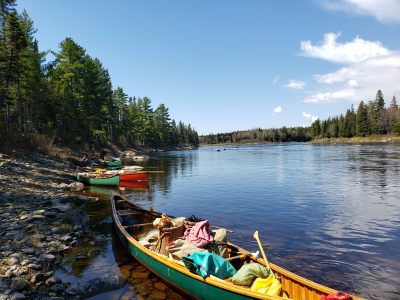 Canoe Trip Wolastoq Beautiful River St. John River Maine