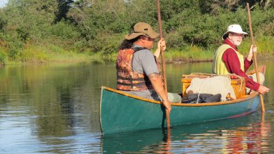 Guided Allagash river canoe camping trip in Maine