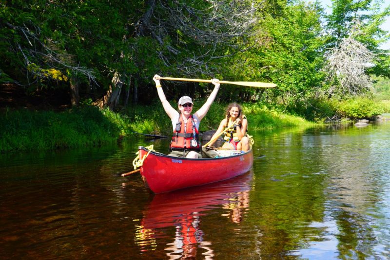 Allagash river Canoe Trips in Maine