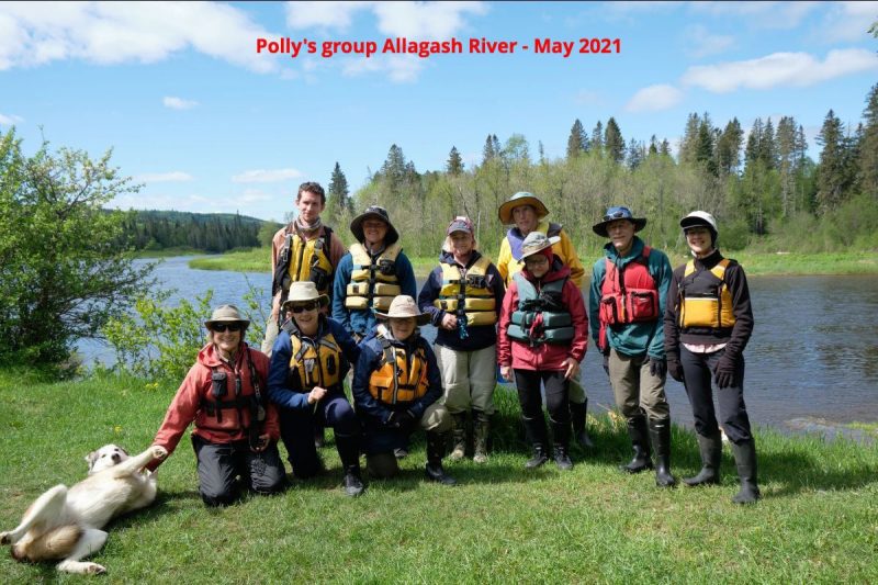 Allagash River Canoe Trip happy group