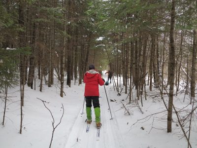 guided cross country skiing trip maine