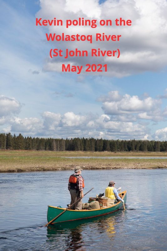 Poling on the St. John River